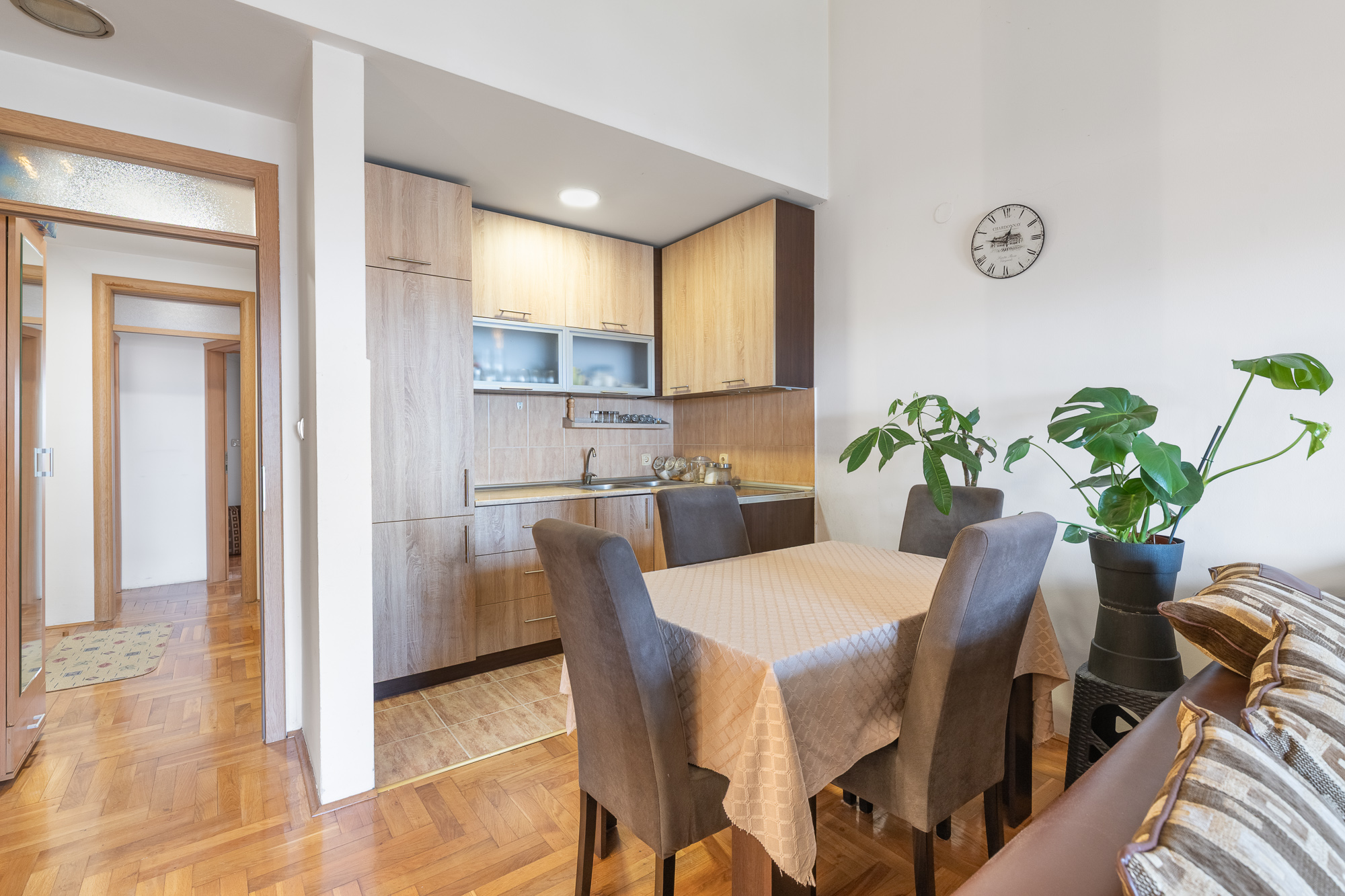 Spacious Furnished Apartment with Loft Potential and Sea View in Budva, Budva