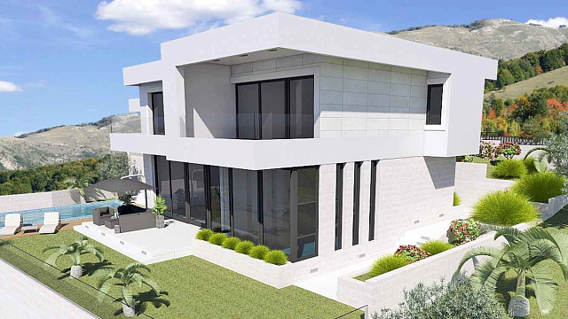 For sale villa with panoramic sea view in Blizikuce  — photo 4