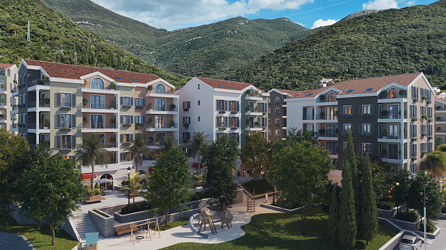 Apartments in new complex in Tivat — photo 24