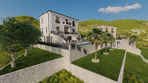 Urbanized plot for sale in Kotor with a view of the bay — photo 2