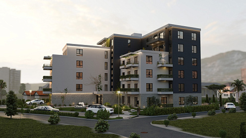 The new modern building offers a range of one, two and three bedroom apartments
