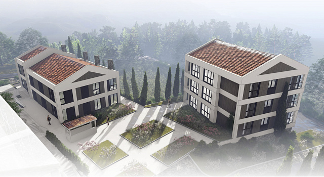 Apartment complex in Donja Lastva