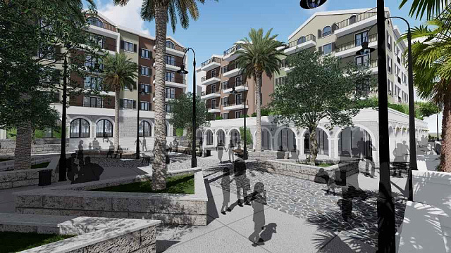 Apartments in new complex in Tivat — photo 13