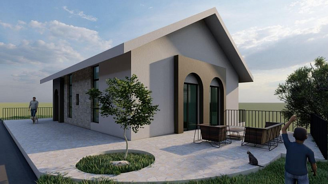 Plot with the project in Lustica