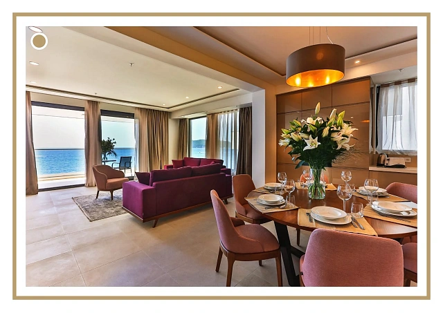 Apartments in Rafailovici for sale on the first line
