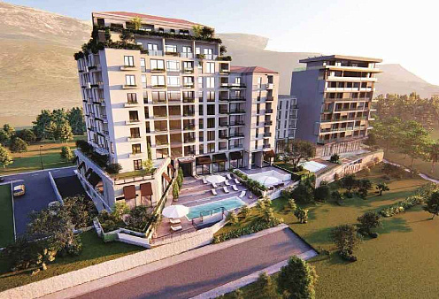 Apartment in complex with swimming pool in Becici — photo 2