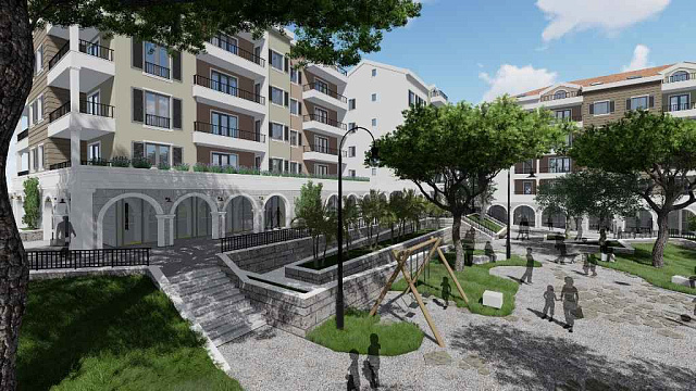 Apartments in new complex in Tivat — photo 10