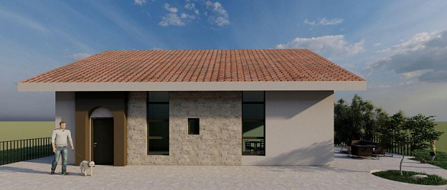 Plot with the project in Lustica