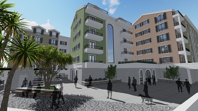 Apartments in new complex in Tivat — photo 8