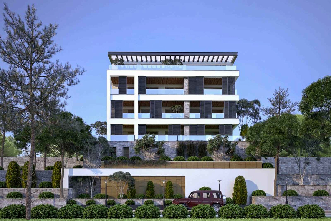 Apartments in Bar with panoramic sea view