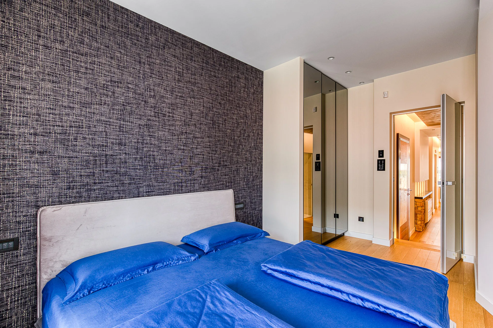 An elegant two-bedroom apartment with an exclusive design in the heart of Budva.