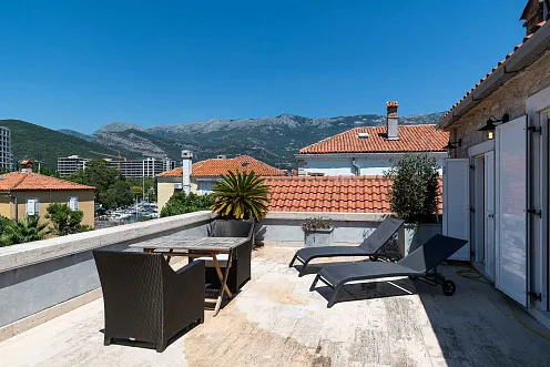 Charming duplex apartment in the heart of the old town of Budva