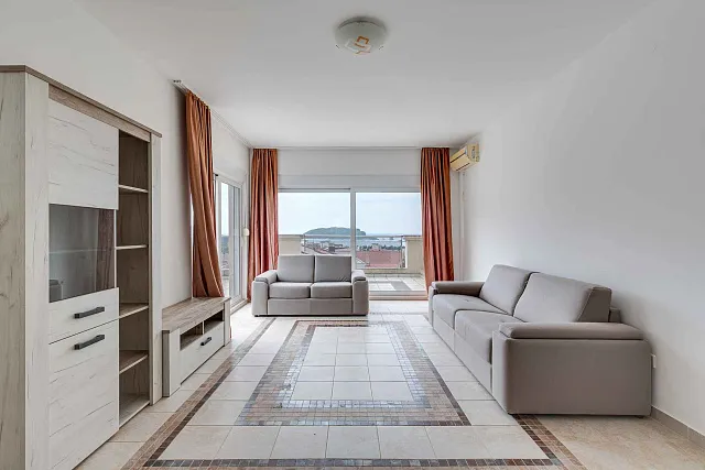 Furnished 1-Bedroom Apartment for Sale in Budva, Lazi – 89m² with Sea View