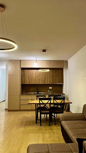 For sale spacious apartment in Dobrota with a mountains view