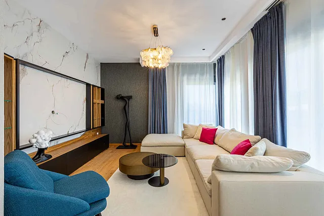 Penthouse in new building in Becici near the sea — photo 32