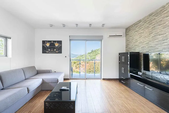 One-bedroom apartment in a complex with a swimming pool in Pržno — photo 7