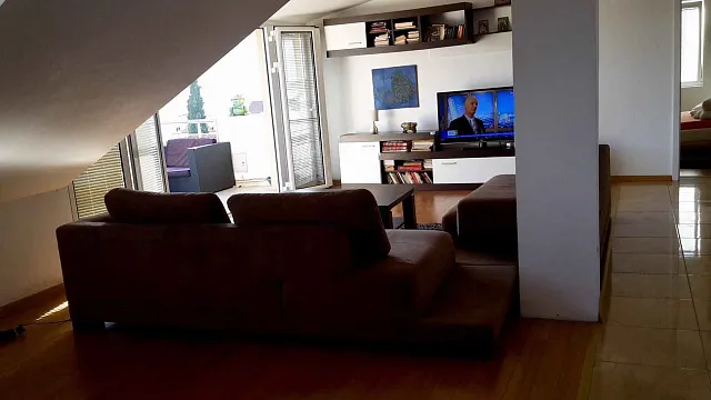 An airy penthouse in Djenovici