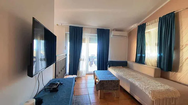 Duplex apartment with a panoramic view of Budva and the sea