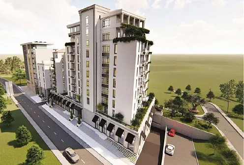 Apartment in complex with swimming pool in Becici